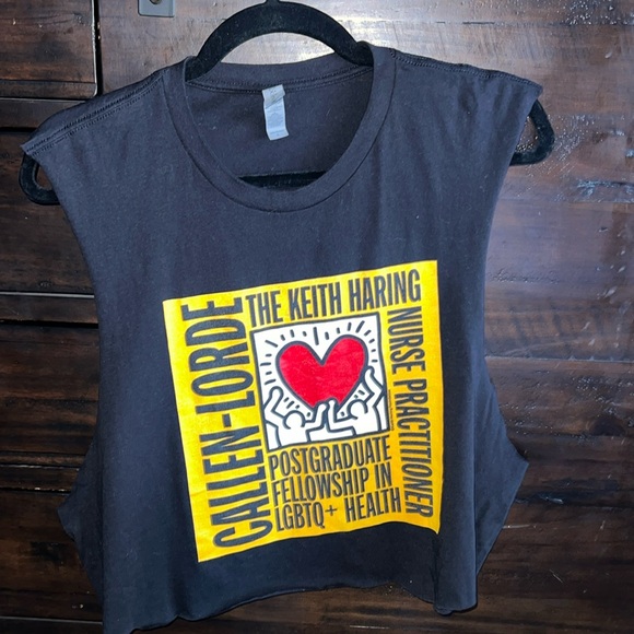 Men’s rare, Callen-lorde Keith Herring, custom one-of-a-kind crop top - Picture 4 of 7